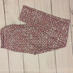 Lularoe Leggings One Size purple design(NWOT)